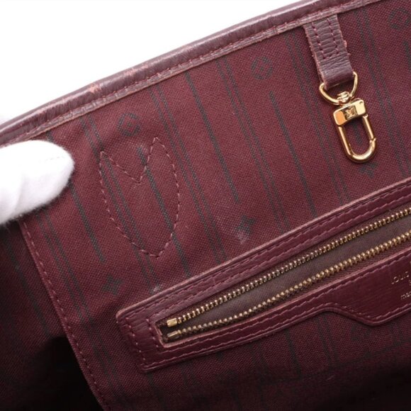 Louis Vuitton Monogram Idylle Neverfull MM Bordeaux - Picture 11 of 16